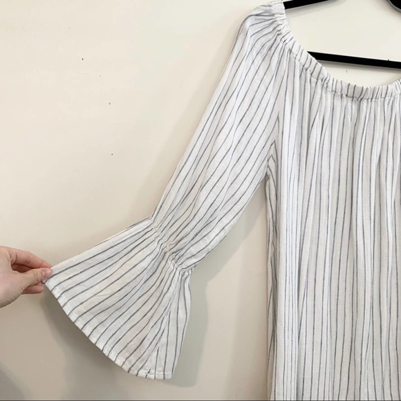 SANCTUARY Off The Shoulder Top w/ Bell Sleeves - Picture 2 of 6